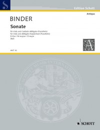 ANT 16 &bull; BINDER - Sonate - Partitur und Stimmen