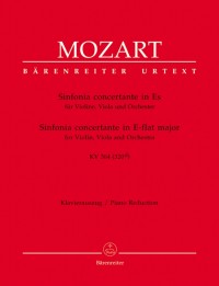 BA 4900-90 • MOZART - Sinfonia concertante - Klavierauszug, Sti