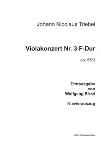 BIR006 &bull; TRIEBEL - Konzert Nr. 3 - Klavierauszug
