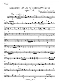 BIR015 &bull; TRIEBEL - Konzert Nr.1 - Orchesterstimme Viola