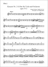 BIR022 &bull; TRIEBEL - Konzert Nr.2 - Orchesterstimme Oboe 1