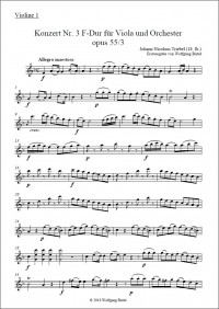 BIR034 &bull; TRIEBEL - Konzert Nr. 3 - Orchesterstimme V 1
