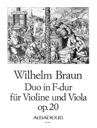 BP 0469 &bull; BRAUN W. Duo in F-dur op. 20 für Violine und Viola