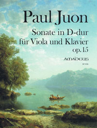 BP 1326 &bull; JUON  Sonate op. 15, D-dur für Viola und Klavier