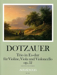 BP 1502 &bull; DOTZAUER Trio Es-dur op. 52 - Part.u.St.