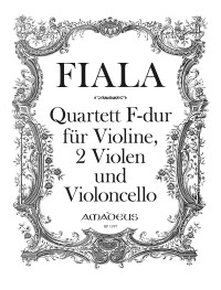 BP 1597 &bull; FIALA J. Quartett in F-dur - Part.u.St.