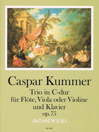 BP 1898 &bull; KUMMER Trio op. 75 in C-dur - Part.u.St.