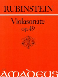 BP 2607 • RUBINSTEIN Sonate in f-moll op. 49 - Part.u.St.