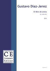 CE-GDJ1ELDA1 &bull; DÍAZ-JEREZ - El libro de arena - Partitur