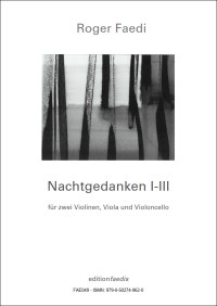 FAE049 • FAEDI - Nachtgedanken I-III - Partitur und Stimmen