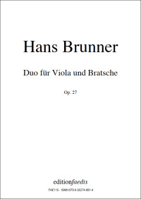 FAE115 • BRUNNER - Duo - Partitur und Stimmen (Ob, Va)