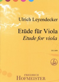 FH 3498 &bull; LEYENDECKER - Etüde - Bratschenstimme