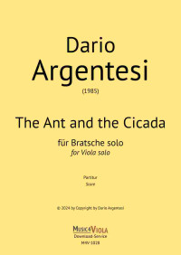 M4V-1028 • ARGENTESI - The Ant and the Cicada - Score