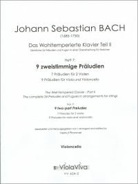 VV 624-2 • BACH - Wohltemperiertes Klavier Teil 2, Heft 7