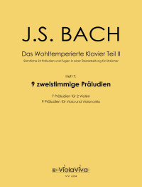 VV 624 • BACH - Wohltemperiertes Klavier Teil 2, Heft 7