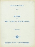 Umschlag / Cover
